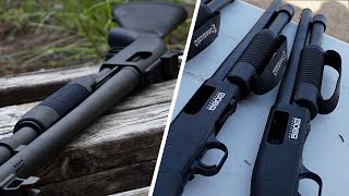 Face Off Mossberg 590 VS Remington 870 [upl. by Killy]