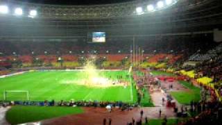 MOSCOW 2008 United fans singing quotGlory Glory Man Unitedquot [upl. by Bodwell]