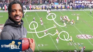 Kurt Warner Breaks Down LSU QB Jayden Daniels College Game Tape [upl. by Lehcer]