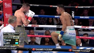 All The Times Teofimo Lopez Was Having Fun MidFight Against Josh Taylor [upl. by Reggy]