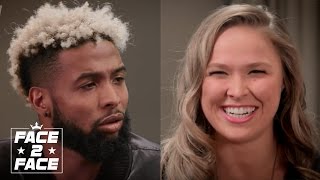 Odell Beckham Jr and Ronda Rousey Play Would You Rather [upl. by Marta]