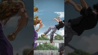 Baki Vs Chiharu Shiba Fight 4K  Baki Season 2 bakihanma youtubeshorts 4k fitness motivation [upl. by Cleopatra]