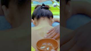 Refreshing Indian Back Massage ASMR  shorts amp Relaxing [upl. by Hsinam]