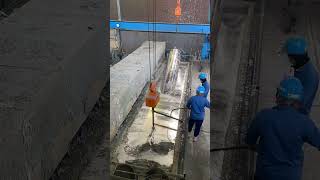 Zinc Coating Process Of Huge Steel Pipe [upl. by Kerred]