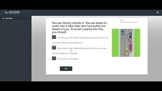 GALADARI MOTOR DRIVING CENTRE GMDC Theory Test Stage 6 quiz and answers [upl. by Vanessa]