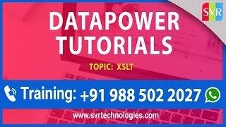 Datapower tutorials  XSLT  Datapower Training [upl. by Nadiya687]