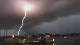 Best Lightning Strike Compilation 6 June 2012 [upl. by Eatnohs]