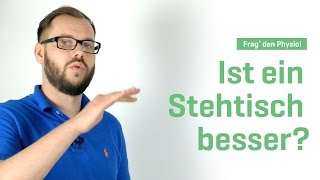 Ist ein Stehtisch wirklich besser – Frag den Physiotherapeuten [upl. by Nareht840]