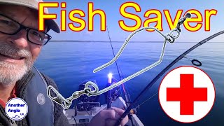 Fish Saver  Descender  Help blown fish return alive  Live at 46 metres  Small Boat Fishing UK [upl. by Joktan]