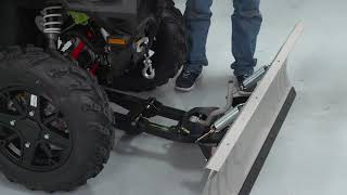 High Rise ATV Snow Plow Assembly and Installation  KolpinOutdoors [upl. by Lala182]