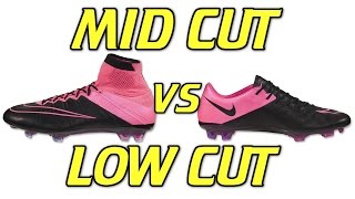 MidCut vs LowCut Soccer CleatsFootball Boots  Whats Better [upl. by Leo10]