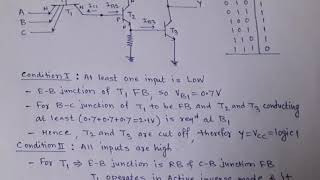 Lecture 4 TTLCMOS Comparison TTL NAND Gate [upl. by Htomit]