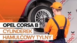 Jak wymienić cylinderek hamulcowy tylny w OPEL CORSA B TUTORIAL  AUTODOC [upl. by Aitercul]