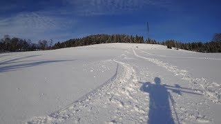 Trieben Sonnberg mit Backland Carbon light Fritschi Diamir Vipec Movement Session [upl. by Lore]