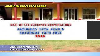 ADMISSIONS INTO ASABA DIOCESAN SCHOOLS 20242025 OPEN [upl. by Melonie]