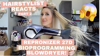 the new magical blowdryer pt2 Repronizer 27D  Wholy Hair [upl. by Eentroc]