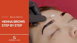 HENNA EYEBROWS STEP BY STEP TUTORIAL [upl. by Stephannie437]