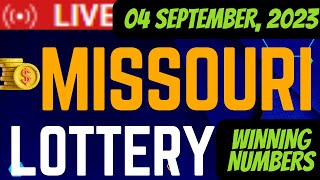 Missouri Evening Lottery Live Drawing Results  04 Sep 2023  Pick 3  Pick 4  Cash Pop  Lotto [upl. by Tshombe]