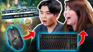 TSM Spica x Mayumi LoL Mouse amp Keyboard Challenge League of Legends [upl. by Ecienaj818]