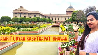 Amrit Udyan Rashtrapati Bhavan New Delhi Full Tour 2024  Delhi Vlog [upl. by Nah220]