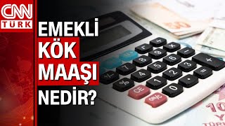 Emekli kök maaşı nedir Kök maaş üzerinden zam hesaplaması nasıl yapılır Emin Yılmaz yanıtladı [upl. by Carew717]