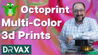 Octoprint Multicolor 3d Prints including Ender 3 V2 [upl. by Delcine]