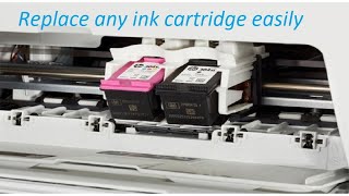 How to install Ink cartridges in HP printer [upl. by Jalbert]