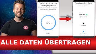 Handy wechseln 🆗 ALLE Daten auf neues Samsung Handy übertragen  Smart Switch Anleitung [upl. by Wivinia423]