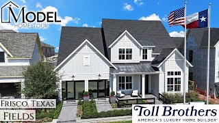 New Construction Homes in Dallas  Model Home Toll Brothers Fields Frisco TX [upl. by Onej]