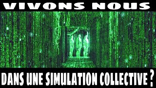 VIVONS NOUS DANS UNE SIMULATION COLLECTIVE [upl. by Anirtal106]