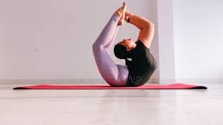 Purna Dhanurasana  Full bow pose amp variation with YOGAURMI [upl. by Acirrej495]