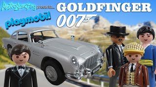 007 James Bond Goldfinger Aston Martin DB5  Playmobil Review [upl. by Asiaj]