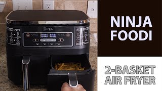 Air Fryer  How to Use Match Cook Ninja® Foodi® 2Basket Air Fryer [upl. by Elane462]