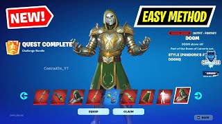 Fortnite Complete Doom Quests  How to get Doctor Doom Skin and His Style All Rewards in Fortnite [upl. by Webb]