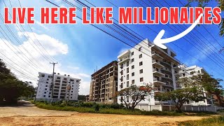 Best Beach Front Apartments to Live in Mombasa as a MILLIONAIRE [upl. by Weiss318]