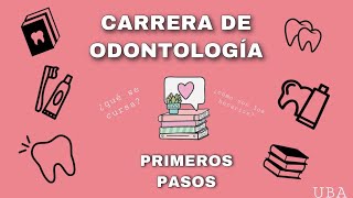 CARRERA DE ODONTOLOGÍA 🦷  UBA  PRIMEROS PASOS 📚 [upl. by Annahsar]