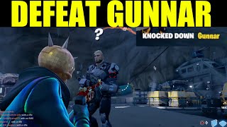 Assist In Eliminating Gunnar  fortnite GUNNAR LOCATION Foundation challenges  quests [upl. by Cirenoj335]