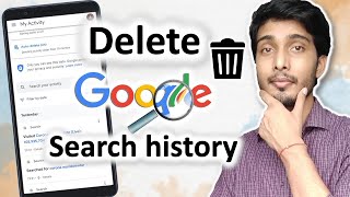 Google search history delete kaise kare  How to Clear Google Search History  2021 [upl. by Almeeta]