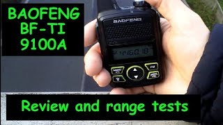 Baofeng T1 mini radio  446 Mhz PMR  2018 review [upl. by Mitchel844]