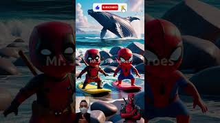 Evolution of deadpool  Deadpool as good story ai spiderman marvel shorts baby babygirl cat [upl. by Kelwin608]