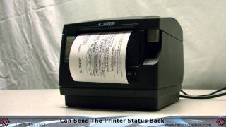 Coupon Printer  Citizen CTS651 [upl. by Eniffit742]