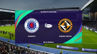 Rangers vs Dundee FC 21092024 Scottish League Cup PES 2021 [upl. by Mhoj602]