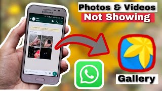 WhatsApp Photo amp Bideo Not Save in Gallery android  WhatsApp Photo Not Showing in Gallery [upl. by Anairol516]