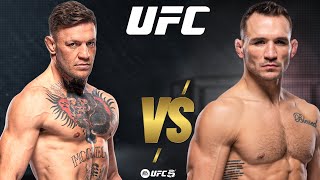 UFC CONOR MCGREGOR VS MICHAEL CHANDLER 5 ROUND FIGHT [upl. by Adnorat]