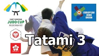 Cadet European Judo Cup Bielsko Biała 21 05 2017 Tatami III [upl. by Smukler583]