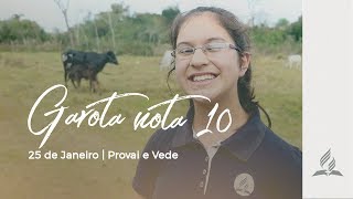 GAROTA NOTA 10  PROVAI E VEDE 2020 25 de Janeiro [upl. by Anaert]