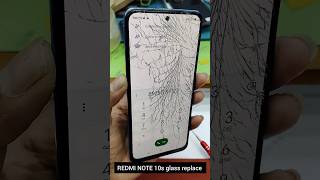 REDMI NOTE 10S GLASS REPLACE glassreplacement mobilerepairing [upl. by Shani]