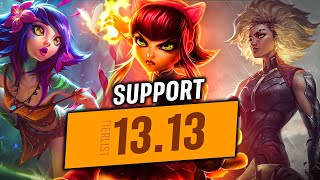 1313 Support Tier ListMeta Analysis  League of Legends [upl. by Catima]