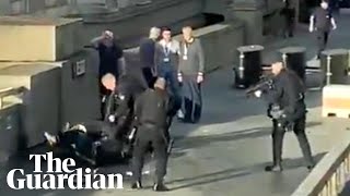 Man tackled on London Bridge before being shot dead by police [upl. by Yaluz]