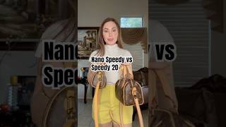 Team Nano Speedy or Speedy 20🤔💛✨ louisvuitton luxebags speedy nanospeedy speedy20 [upl. by Atnoed]